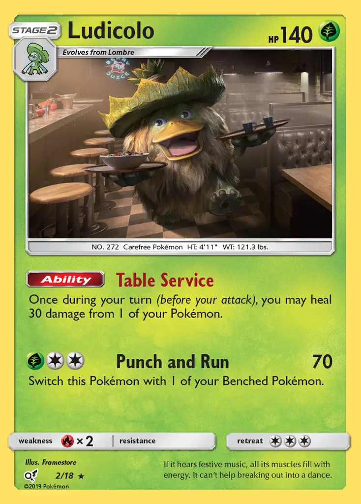 Image of the card Ludicolo