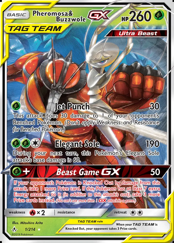 Image of the card Pheromosa & Buzzwole GX