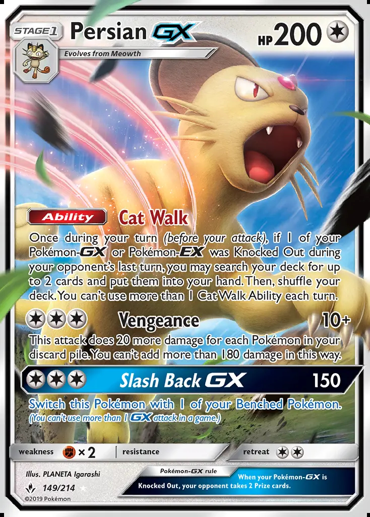 Image of the card Persian GX