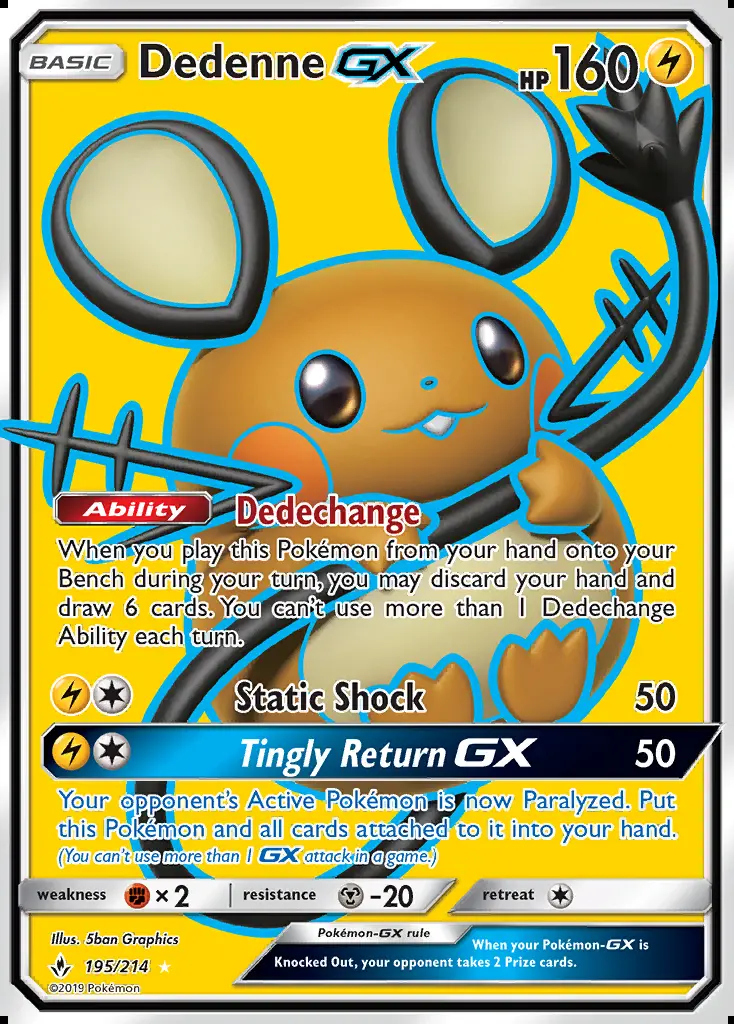 Image of the card Dedenne GX