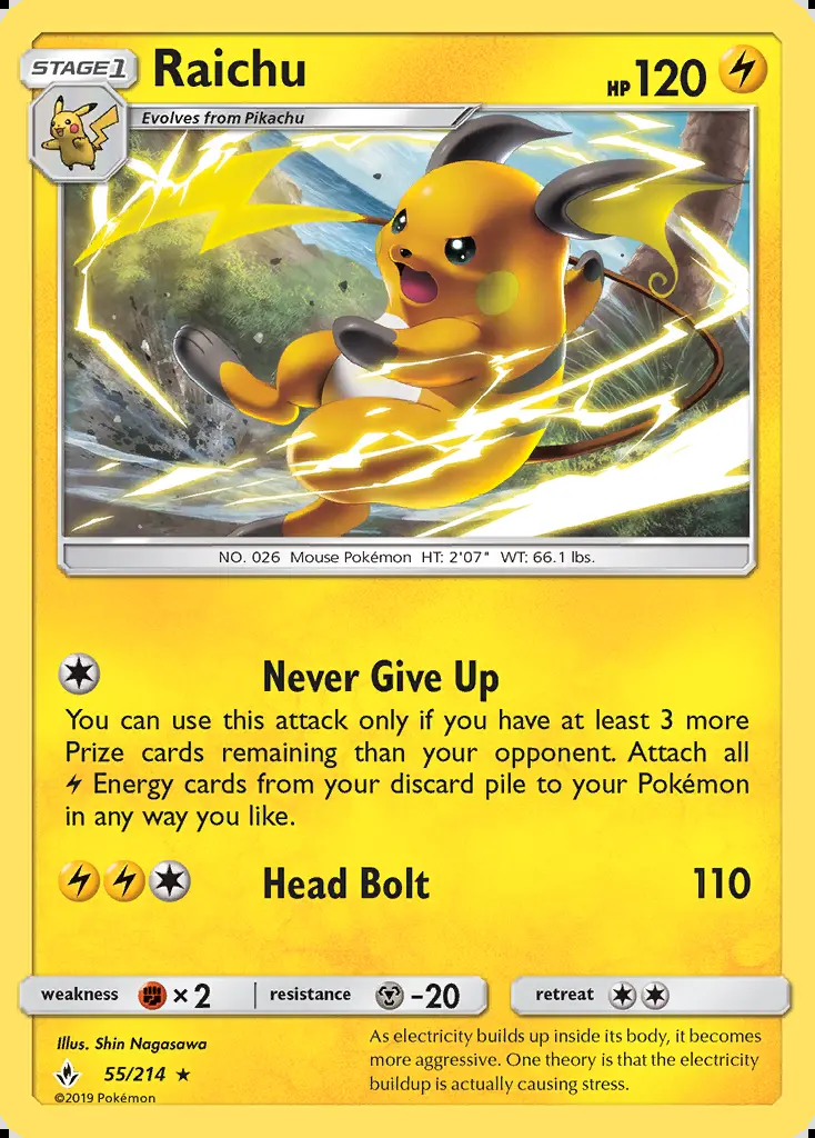 Image of the card Raichu