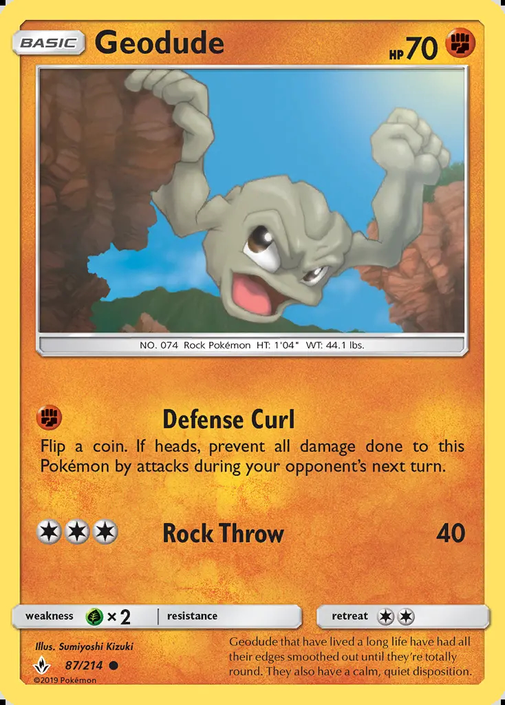 Image of the card Geodude