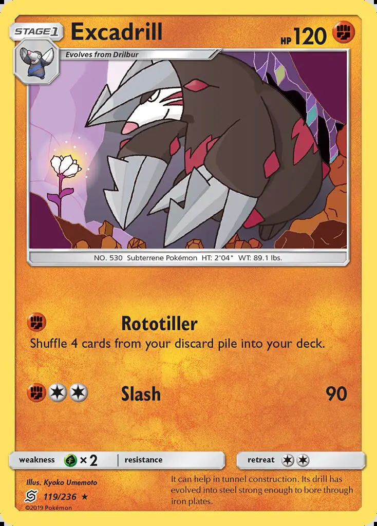 Image of the card Excadrill