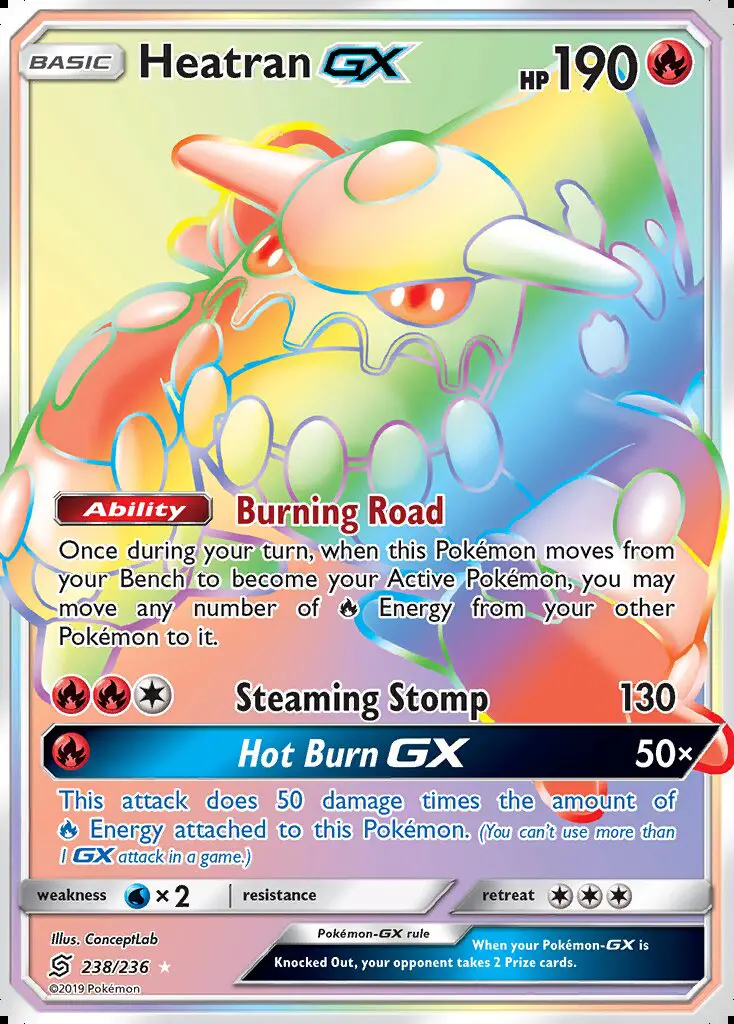 Image of the card Heatran GX