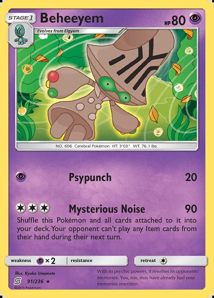 Image of the card Beheeyem