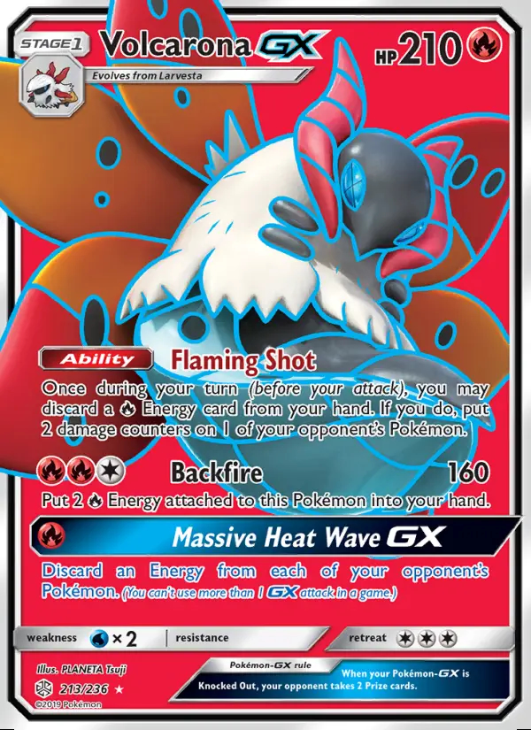 Image of the card Volcarona GX