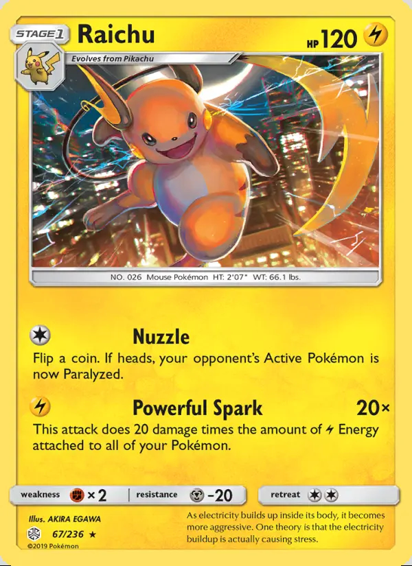 Image of the card Raichu