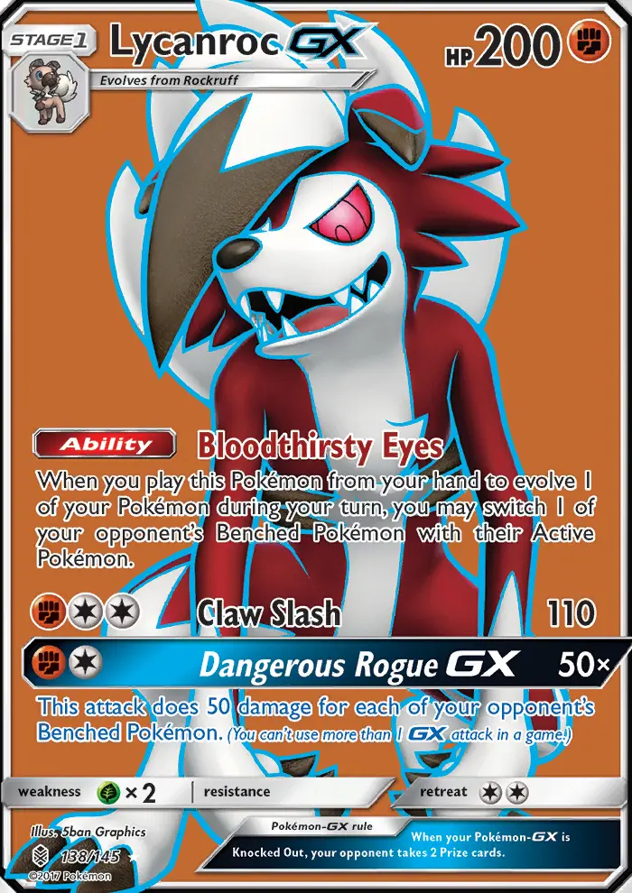 Image of the card Lycanroc GX