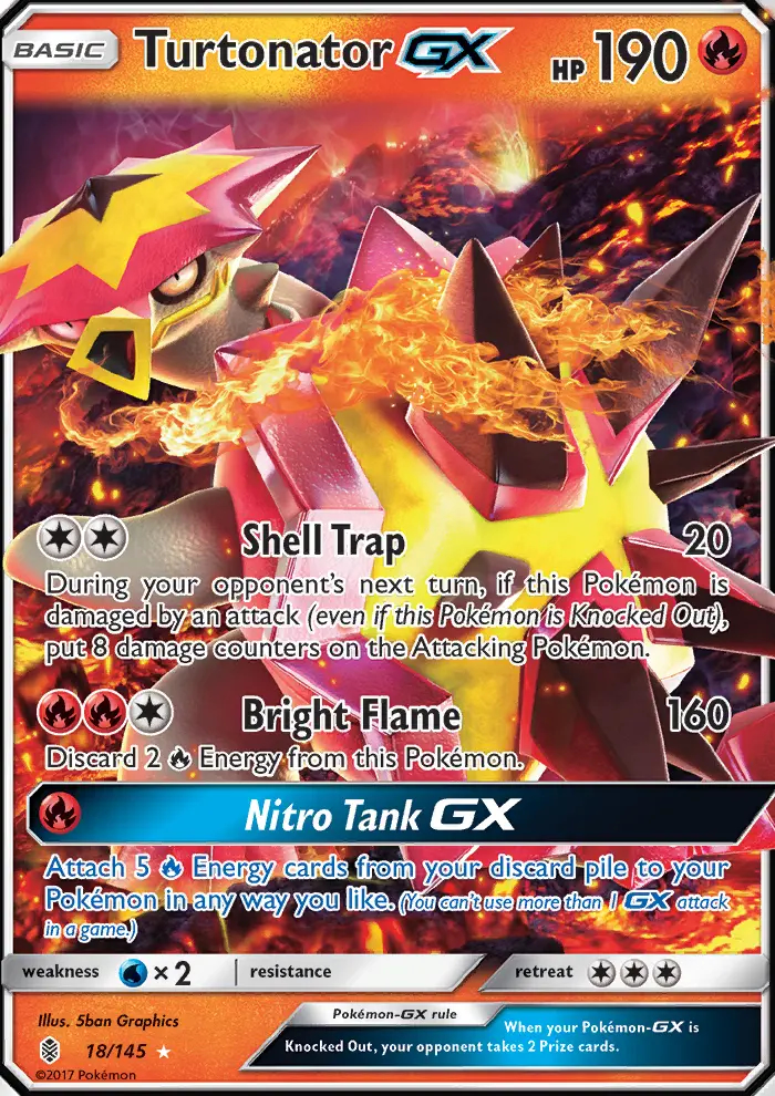 Image of the card Turtonator GX
