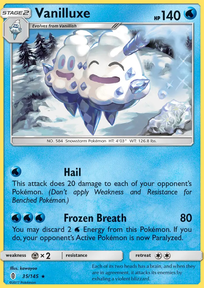 Image of the card Vanilluxe