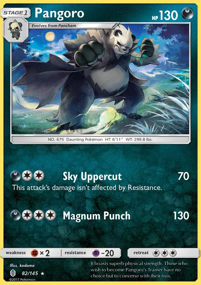 Image of the card Pangoro