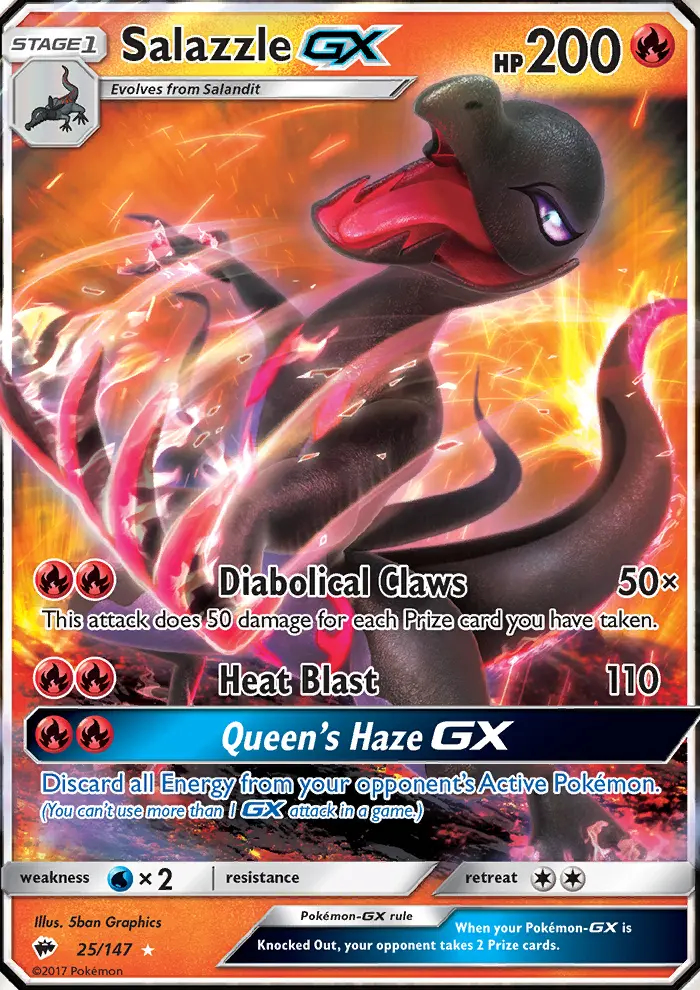 Image of the card Salazzle GX