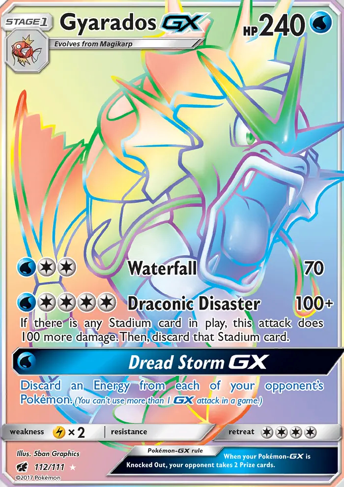 Image of the card Gyarados GX