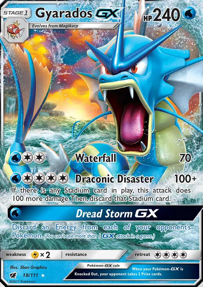 Image of the card Gyarados GX