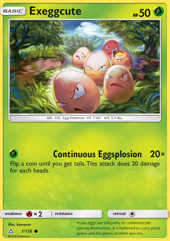 Image of the card Exeggcute