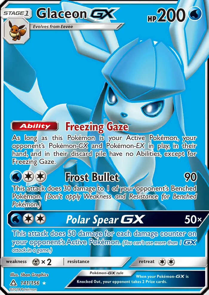 Image of the card Glaceon GX