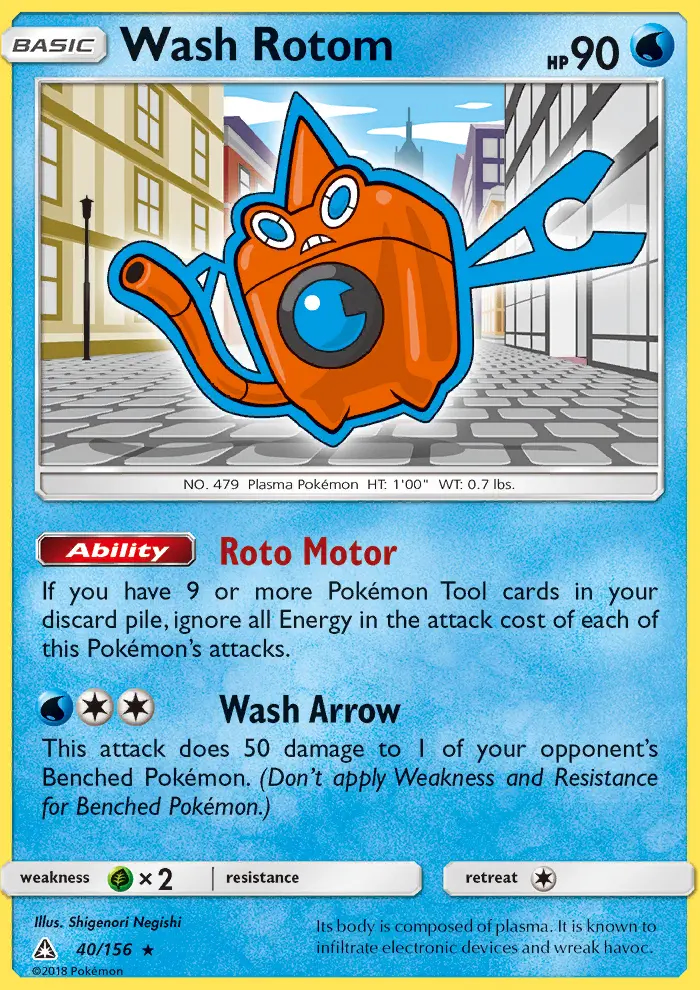 Image of the card Wash Rotom