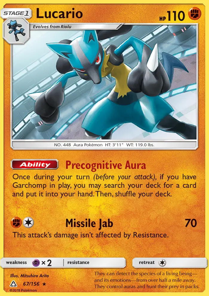 Image of the card Lucario
