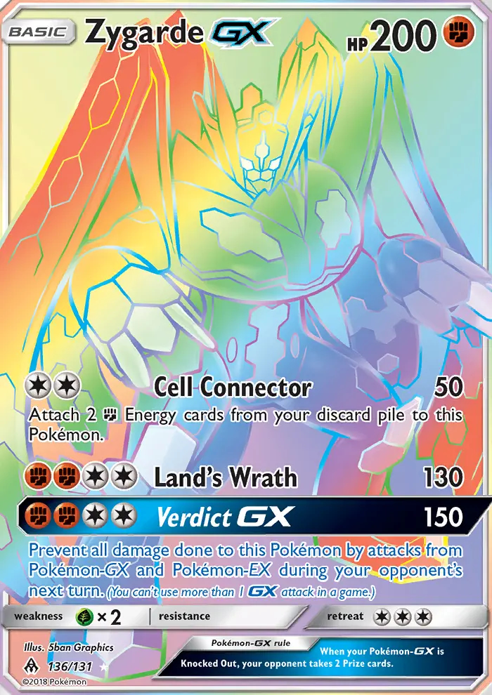 Image of the card Zygarde GX