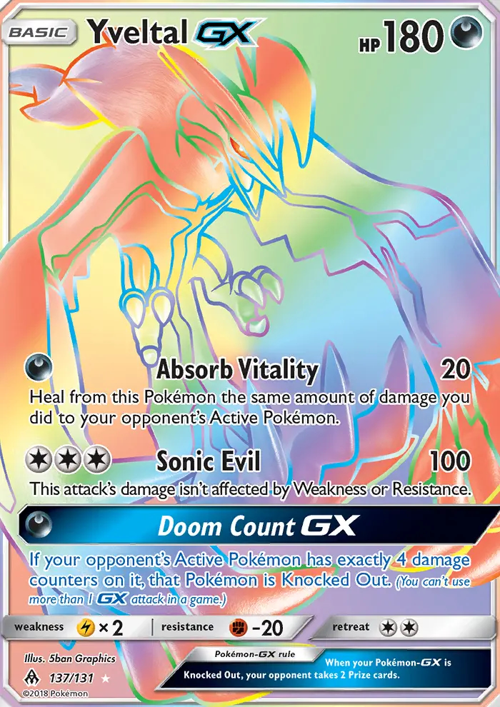 Image of the card Yveltal GX