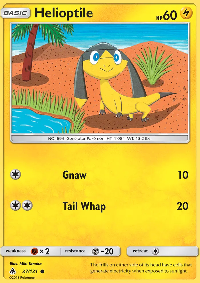 Image of the card Helioptile