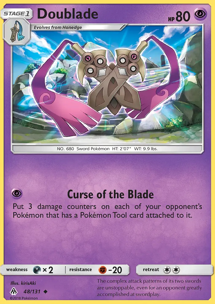 Image of the card Doublade