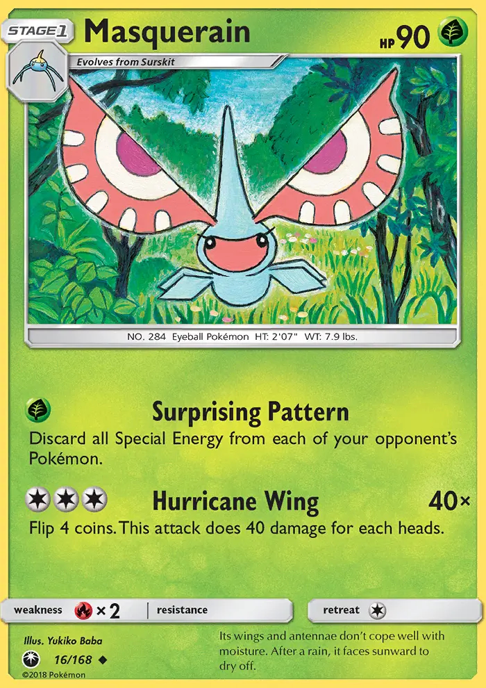 Image of the card Masquerain