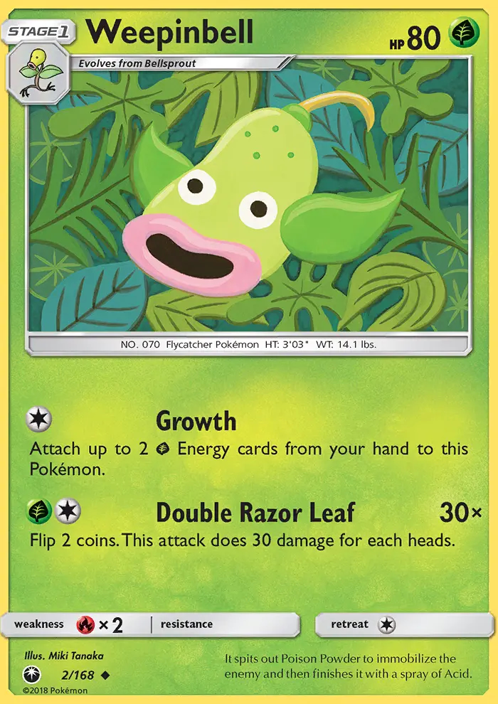 Image of the card Weepinbell