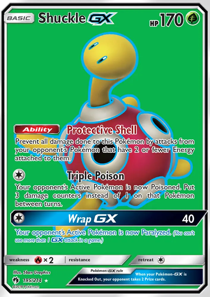 Image of the card Shuckle GX