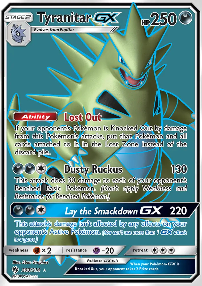 Image of the card Tyranitar GX