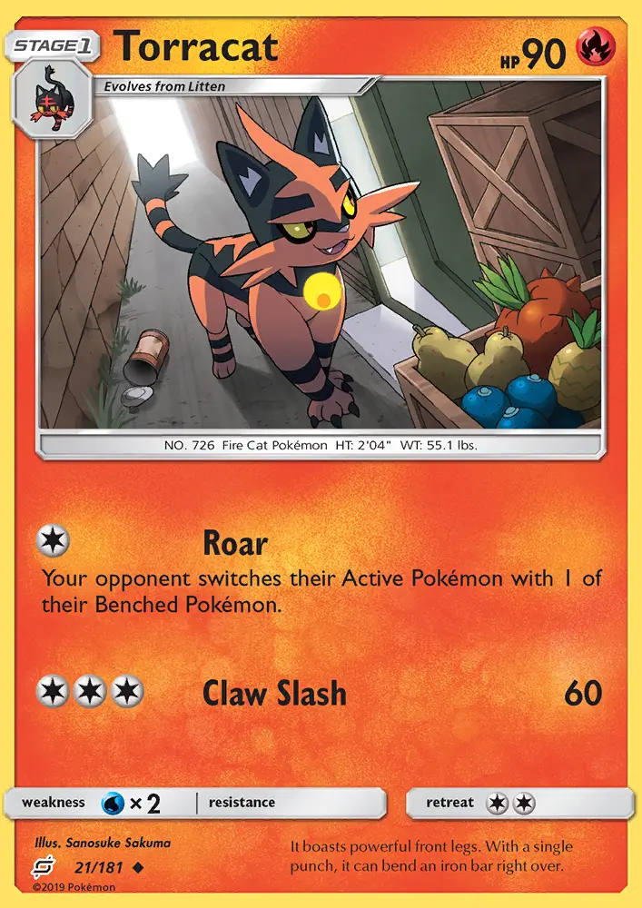 Image of the card Torracat
