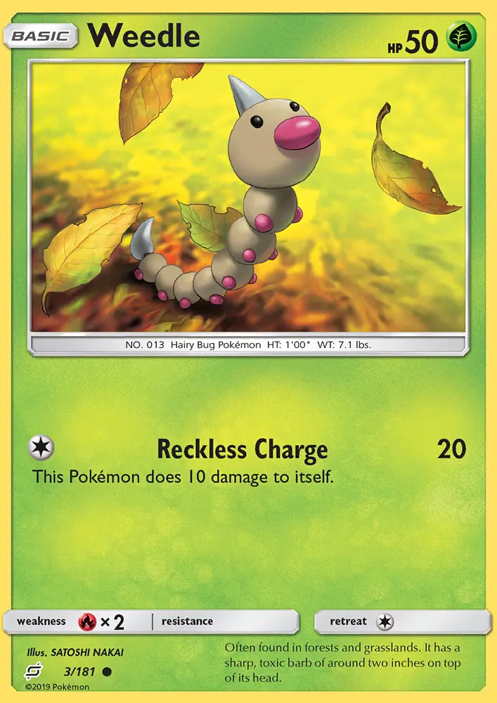 Image of the card Weedle