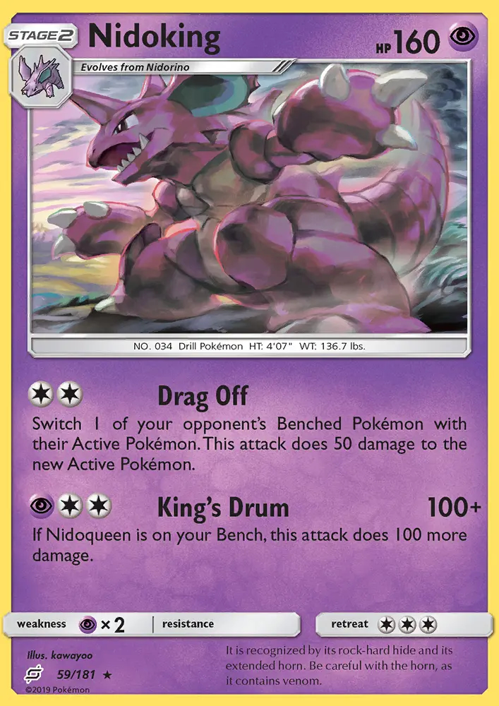 Image of the card Nidoking