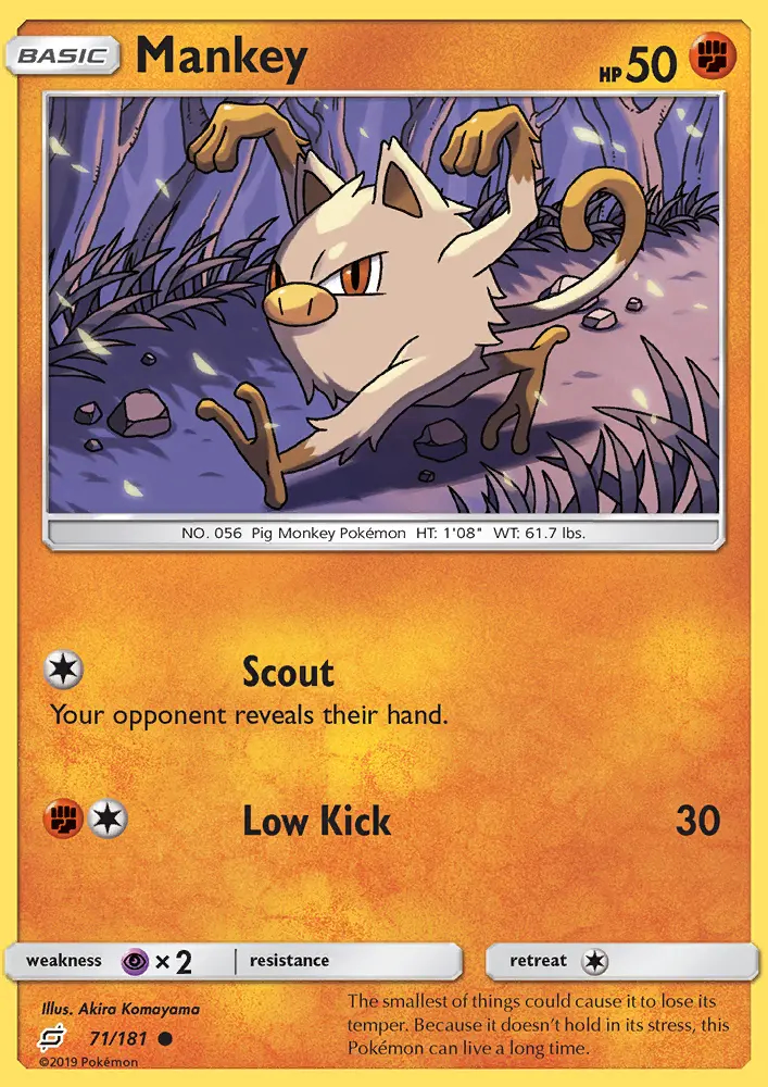 Image of the card Mankey