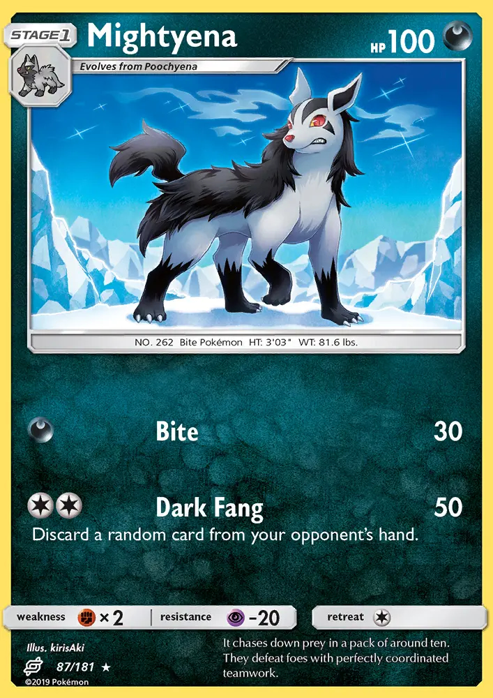Image of the card Mightyena