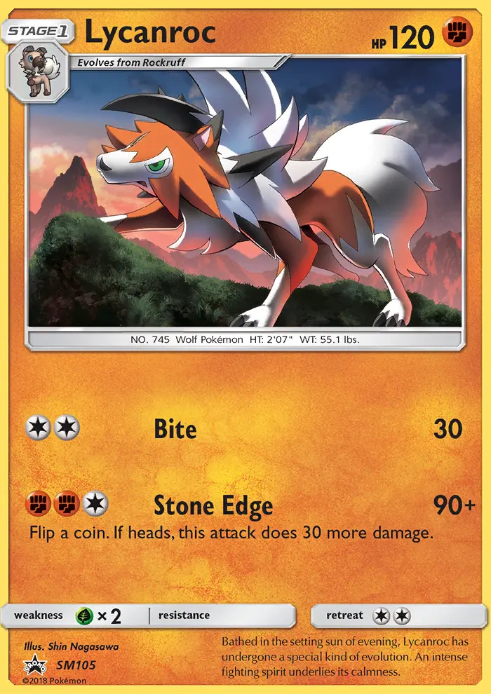 Image of the card Lycanroc