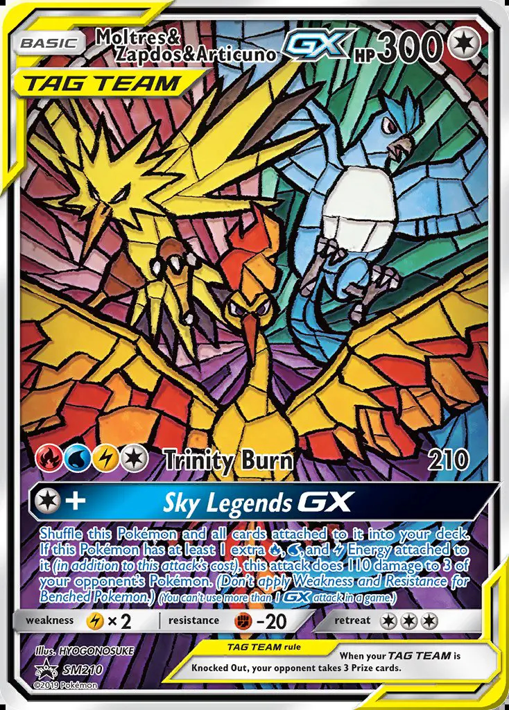 Image of the card Moltres & Zapdos & Articuno GX