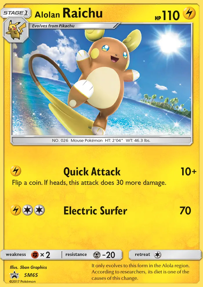 Image of the card Alolan Raichu