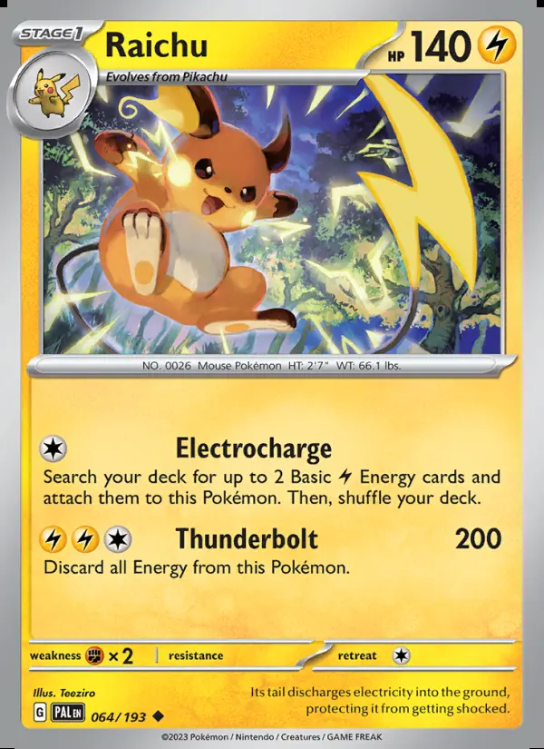 Image of the card Raichu