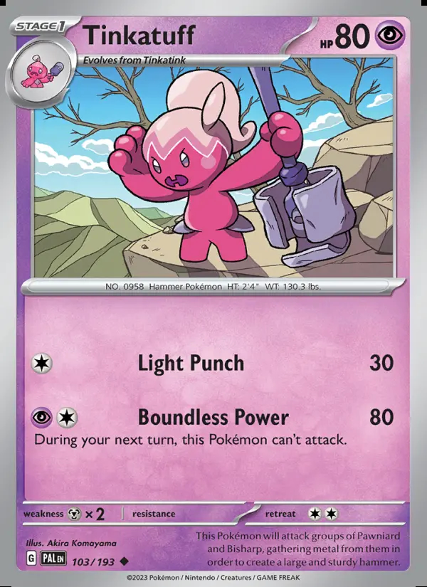 Image of the card Tinkatuff