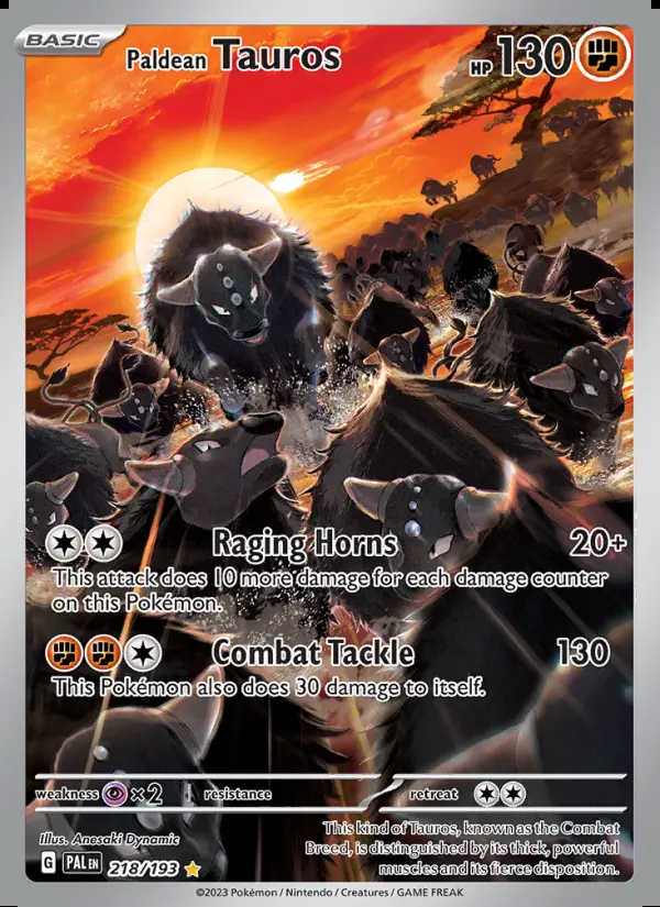 Image of the card Paldean Tauros
