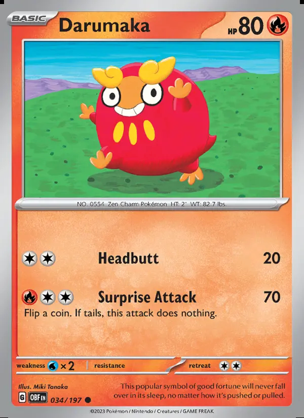 Image of the card Darumaka