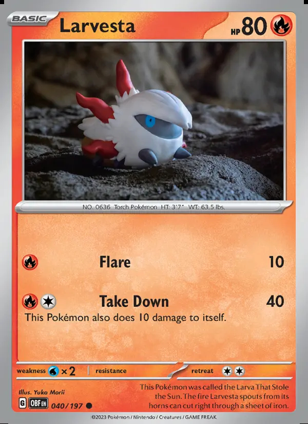 Image of the card Larvesta