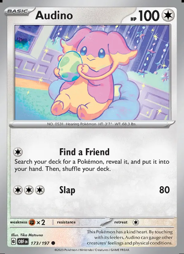 Image of the card Audino