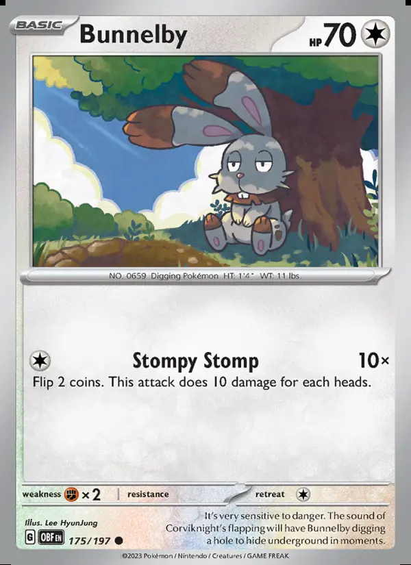 Image of the card Bunnelby
