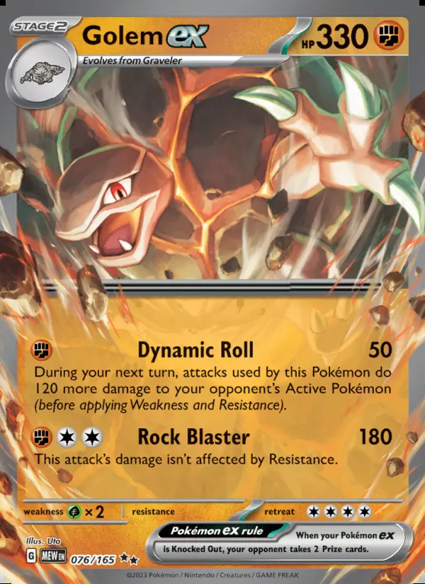 Image of the card Golem ex
