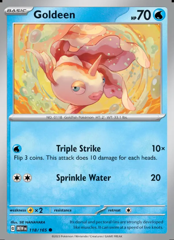 Image of the card Goldeen