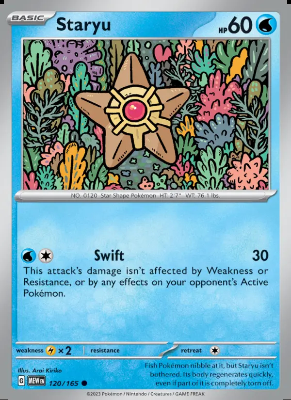 Image of the card Staryu