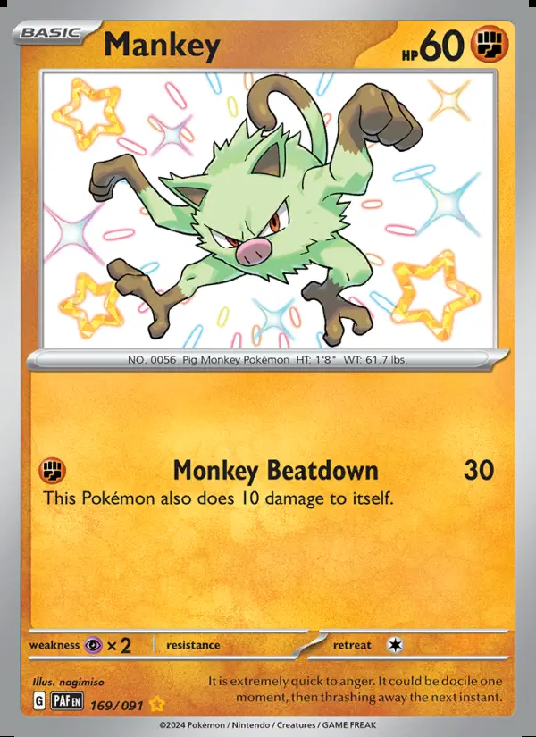 Image of the card Mankey