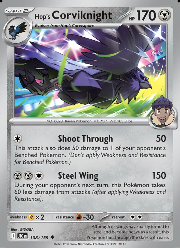 Image of the card Hop's Corviknight